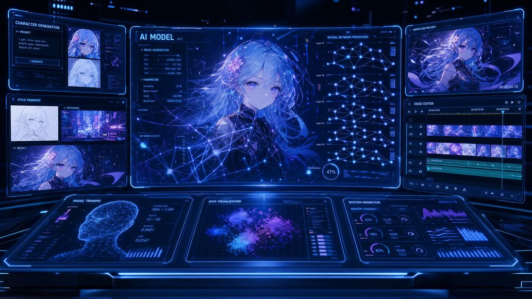 ai去衣 AI动漫技术